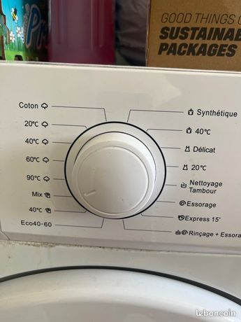 Frigo et machine à laver