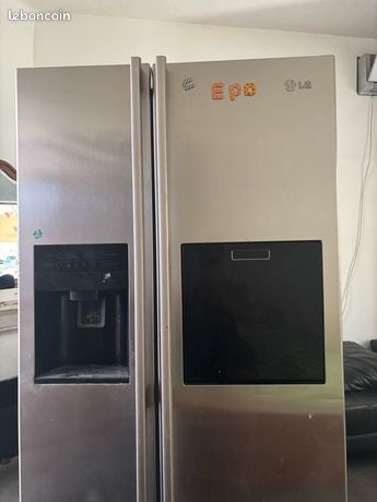 Frigo Lg side by side Inox