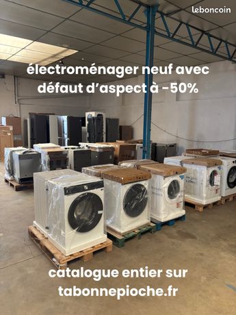 Frigo, lave-linge, lave-vaisselle à -50 %