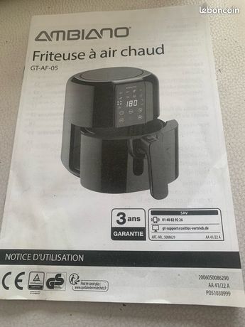 Friteuse à air chaud
