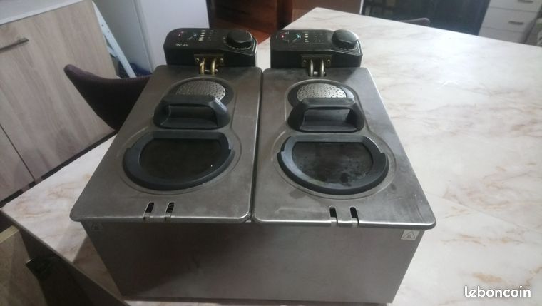 Friteuse double bac Quigg