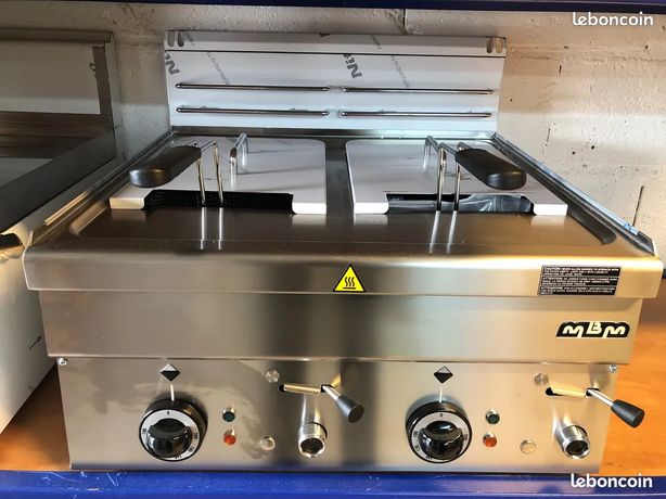 Friteuse électrique MBM ITALY 2 x 10 Litres - 380V | GARANTIE (Pièces & Main d'œuvre)