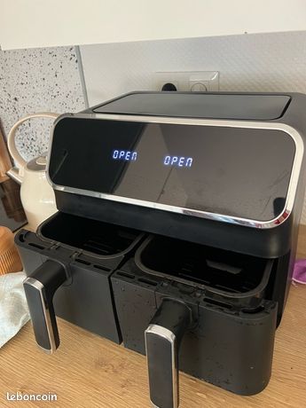 Friteuse sans huile double bac Airfryer XXL avec écran digital