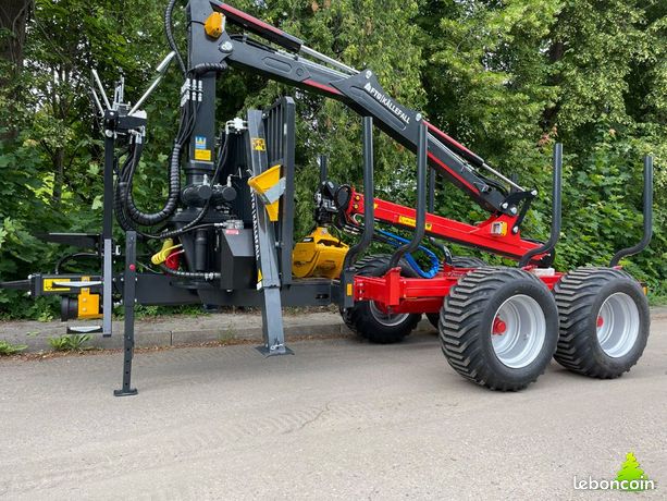 FTG GRUE 6.9 mètres ET REMORQUE