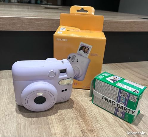 Fujifilm Instax Mini 12 + pack 20 films comme neuf boîte & facture