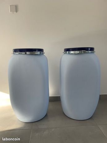 Fûts de Stockage 60 Litres avec Cerclages et étanche