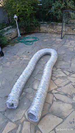 Gaine aluminium isolée 200 mm gainable