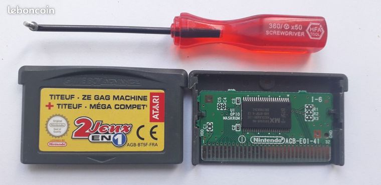 Game Boy Advance Titeuf -FRA 2 Jeux en 1 BE+ / Envoi Lettre Suivi 2/4 Jours 1.92E pour 1/ 3.31E pour 8 / Mondial Relay 500 grammes 3.49 valable pour 40 jeux Advance