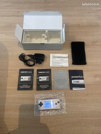 Game boy micro en boîte complète
