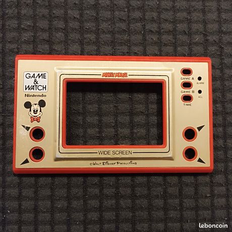 Game and watch mickey mouse face avant coque Nintendo