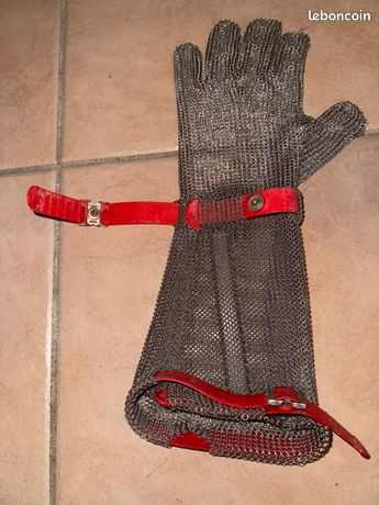 Gant en maille boucherie