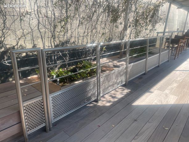 Garde corps inox brossé