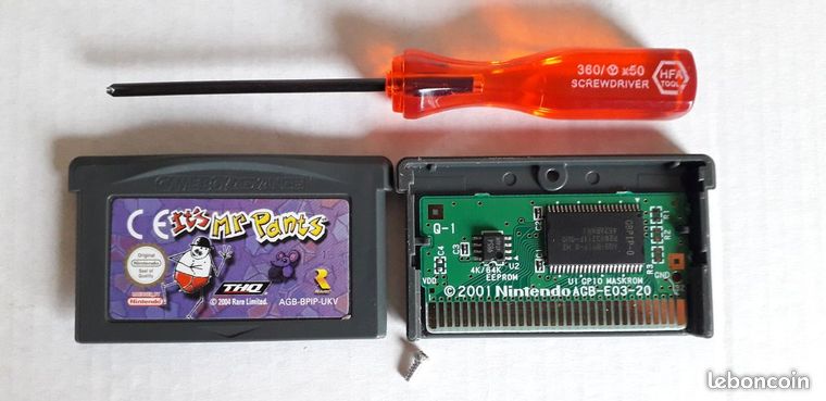 GB Advance it's Mr Pants-EUR Sticker BE+ / Dos EM+ Notes 14/20/ Envoi Suivi 2/4 Jours 1.92E / 3.31E pour 8 / Mondial Relay 500 grammes 3.49 valable pour 40 jeux Advance