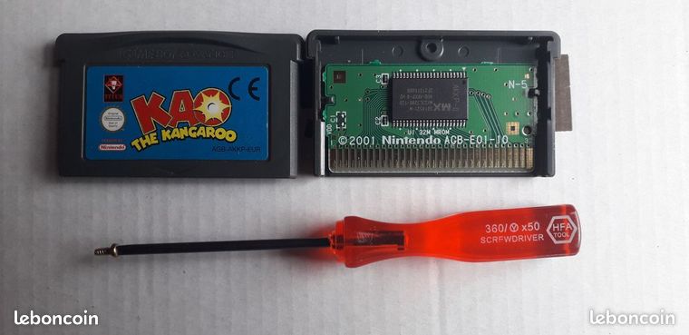 GB Advance KAO the Kangaroo -EUR Sticker TBE / Dos EM+/BE- Notes 16.4/20/ Envoi Suivi 2/4 Jours 1.92E / 3.31E pour 8 / Mondial Relay 500 grammes 3.49 valable pour 40 jeux Advance