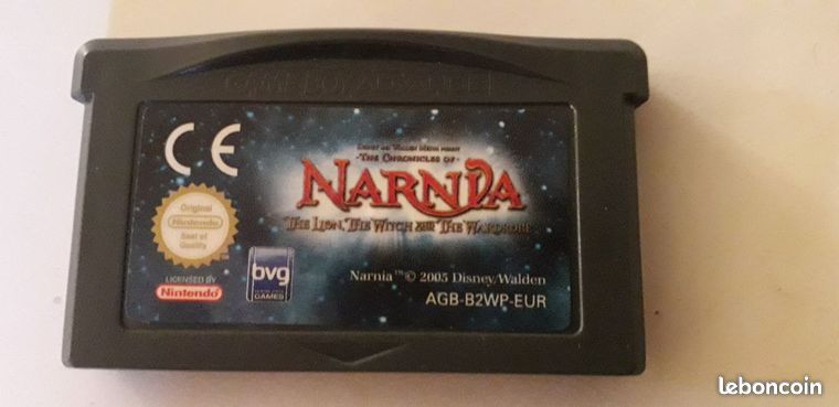 GB Advance Le monde de Narnia Sticker BE / Dos EM Notes 14/20/ Envoi Suivi 2/4 Jrs 1.92E pour 1 / 3.31E pour 8 / Mondial Relay 500 grammes 3.49 valable pour 40 jeux Advance