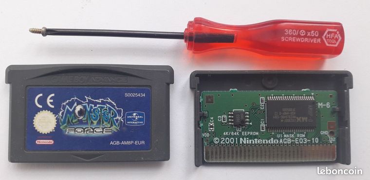 GB Advance Monster Force BE+ 1 / 2 Joueurs / Envoi Suivi 2/4 Jours 1.92E pour 1 cartouche seule / 3.31E pour 8 / Mondial Relay 500 grammes 3.49 valable pour 40 jeux Advance