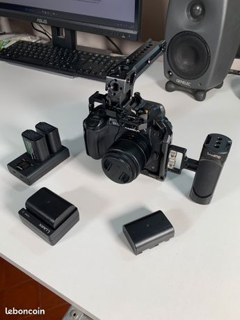 GH5 + CAGE + 4 BATTERIE + OBJECTIF 50mm