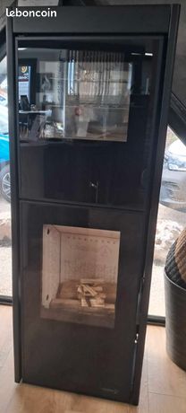 Ghibli wood oven poele a bois + four noir dielle