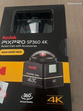 Go pro KODAK Pixpro SP360 4K Noir Pack Sport Aquatique