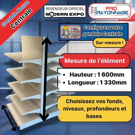 Gondole Modern Expo Sur-mesure de A à Z