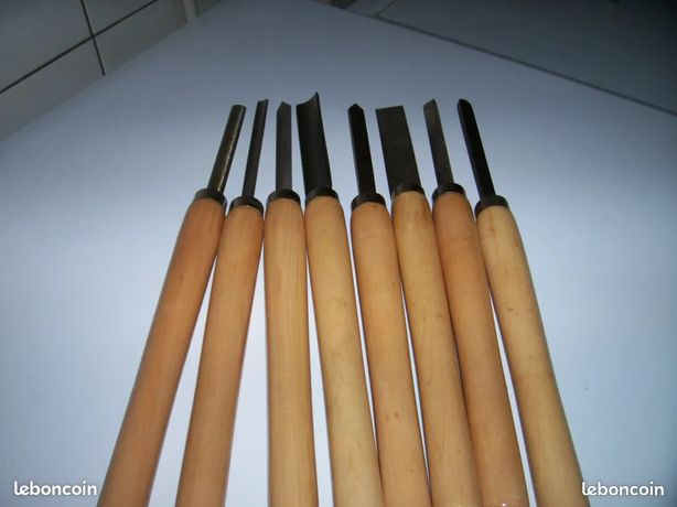 Gouges pour tournage sur bois