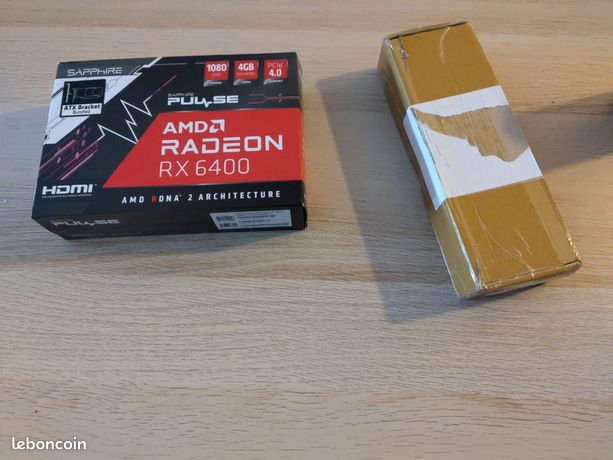 GPU AMD Radeon RX 6400 4GB GDDR6 + Mini boitier eGPU Trebleet