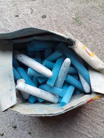 Graie bleu et blanche