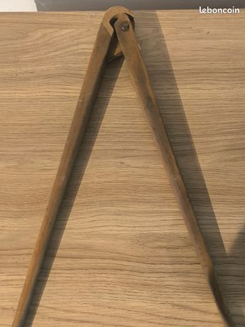 Grand Compas menuisier en bois