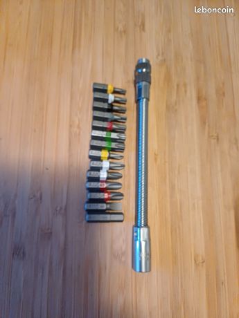 Grande rallonge flexible et aimantée wurth zebra et embouts wurth