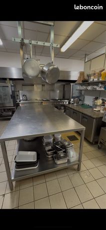 Grande table inox 220 * 120