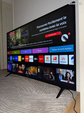 Grande Télévision LG 165 cm Quasi Smart TV télé 4k