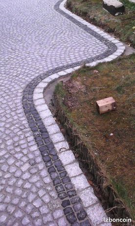 Granit pavé bordure