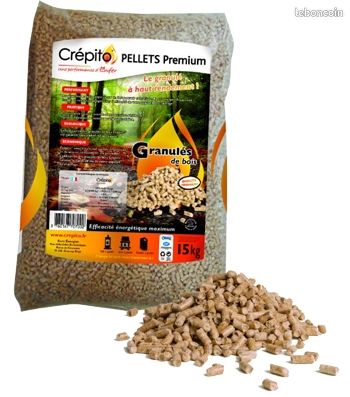 Granulés bois Crépito - Palette 72 sacs de 15 kg