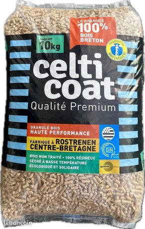 Granulés de bois Celticoat Sacs de 10 ou 15 kg