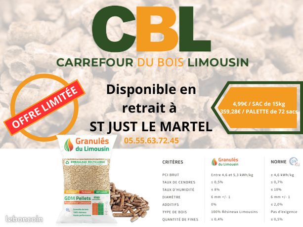 Granulés (GDM pellets)
