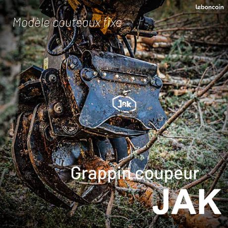 Grappin coupeur HAUTE QUALITÉ - coupe 30 cm et double vérins puissants