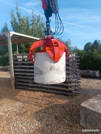 Grappin ferraille vl iveco renforcer 4 dent neuf grue