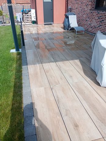 Grès cérame 40/120 cm épaisseur 2 cm