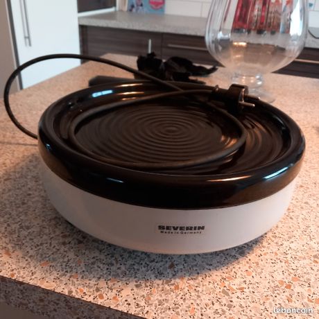 Gril électrique Severin servi 2 fois
