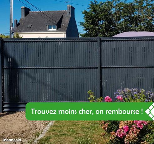 Grillage qualité pro, portillon, portail industriel + POSEUR