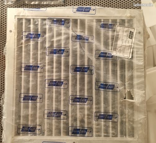 Grille de ventilation aluminium avec. Moustiquaire dimension 40x 40