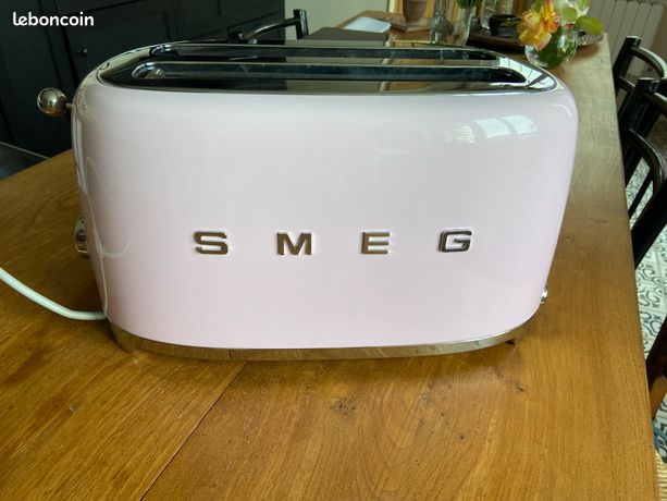 Grille pain smeg rose