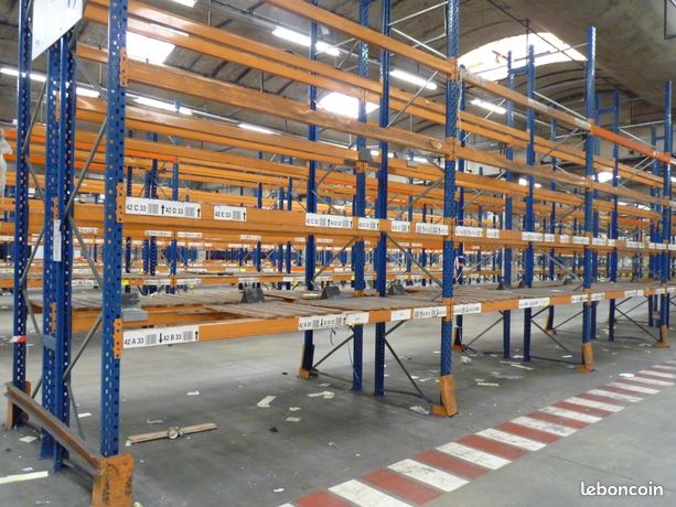 Gros stock de rayonnage lourd occasion et neuf