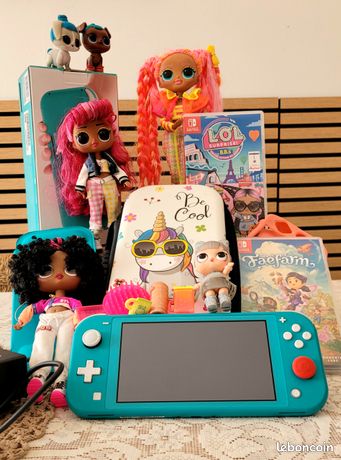 Nintendo switch , protections, accessoires, poupées lol