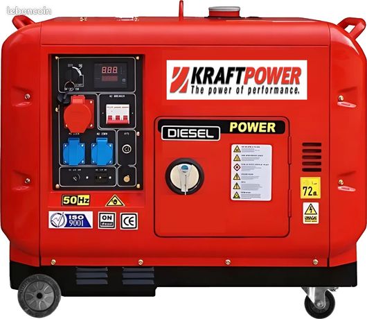 Groupe électrogène diesel K9500 95 kVA Supersilencieux Triphasé