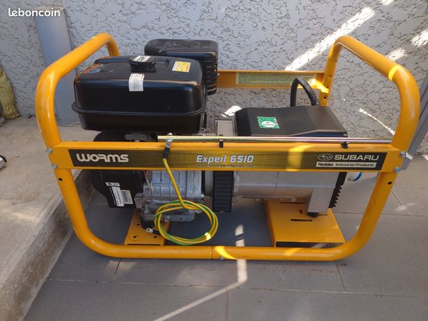 Groupe électrogène Worms expert 6.5 kva