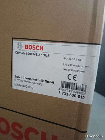 Groupe extérieur clim bosch