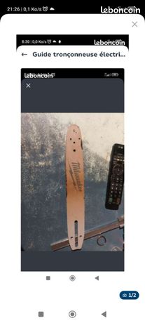 Guide chaine tronçonneuse électrique Milwaukee