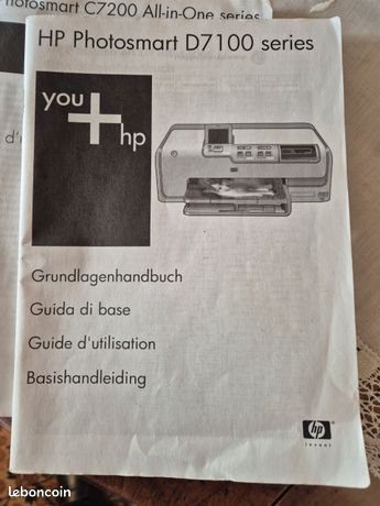 Guide d'utilisation HP photosmart D7100