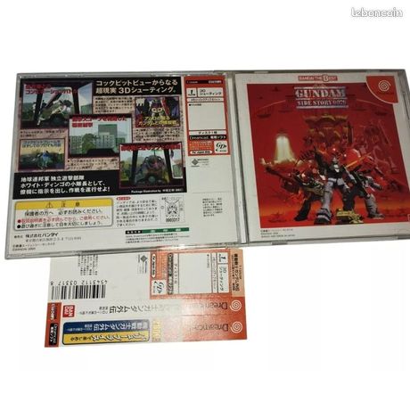 Gundam Side Story 0079 Rise from the Ashes Sega Dreamcast Jeux Import japonais The best